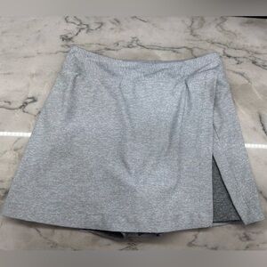 Outdoor Voices Light Gray Knit Skirt